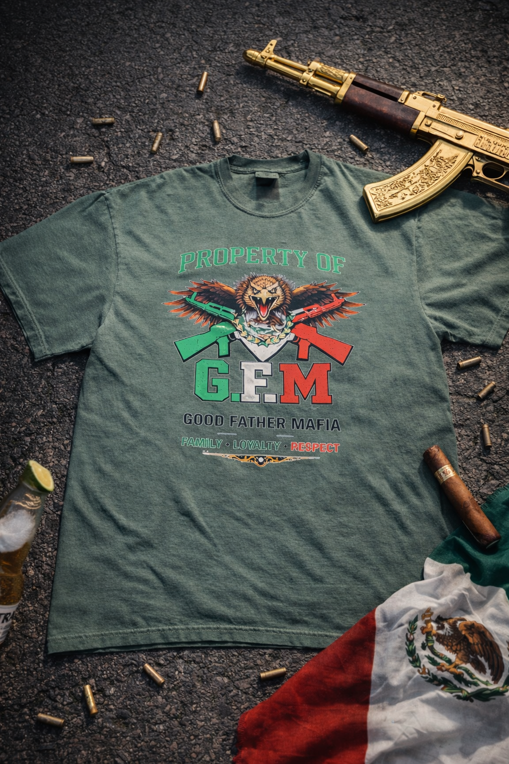 Vintage green mexico G.F.M